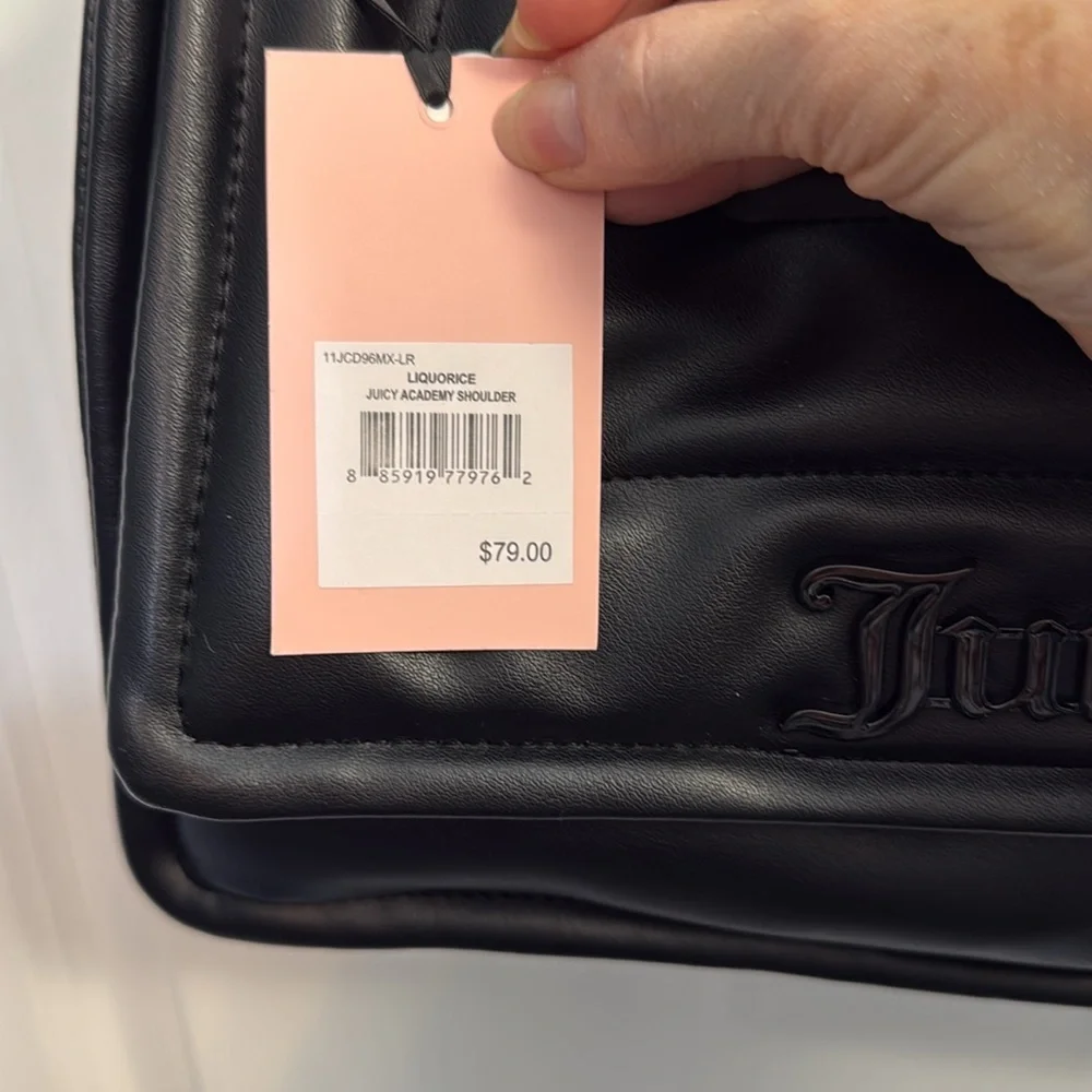 Juicy Couture Black Messenger Bag - Picture 2 of 6